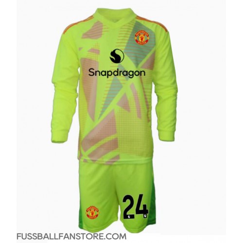 Manchester United Andre Onana #24 Torwart Replik Auswärtstrikot Kinder 2024-25 Langarm (+ Kurze Hosen) Manchester United Andre Onana #24 Torwart Replik Auswärtstrikot Kinder 2024-25 Langarm (+ Kurze Hosen)